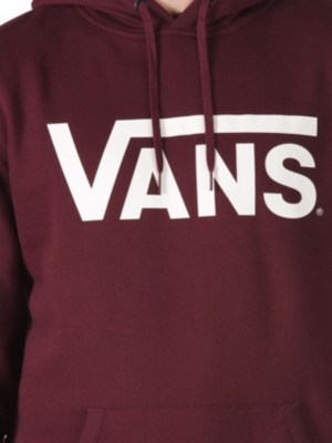 Vans classic hoodie outlet maroon